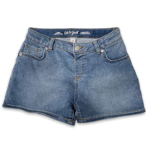 ❌RELISTED❌ Two Pair Girls Denim Shorts Size 10 - Cat & Jack, Old Navy Cut-Offs - Picture 2 of 13